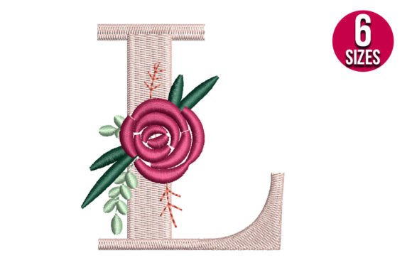 Floral Alphabet L Letter Review for Craft Fair Success