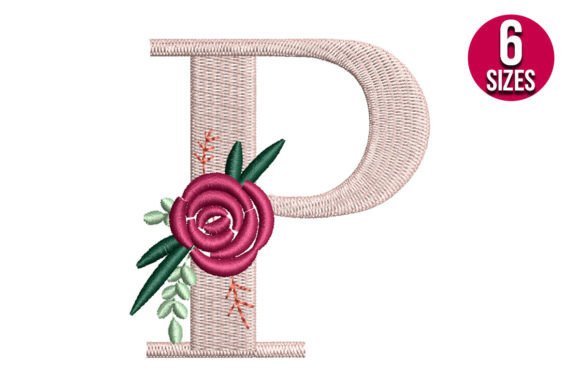 Floral Alphabet P Letter Review for Craft Fair Success