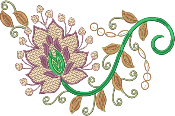 Floral Detail Embroidery Design Review for Handmade Gifts