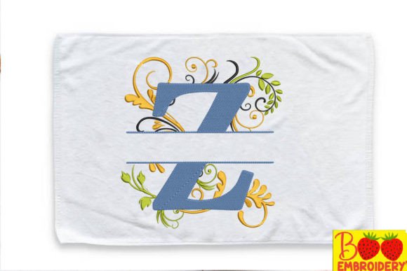 Floral Letter Z: A Review for Real Embroidery Projects