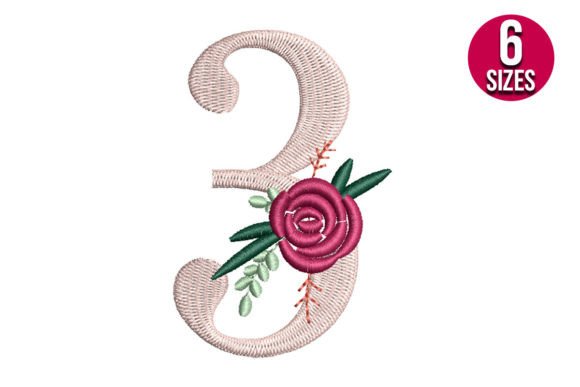 Floral Number 3: A Seasonal Embroidery Gem