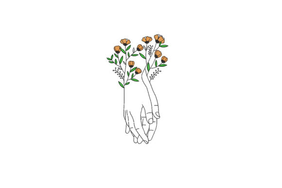 Hands with Flower Embroidery Review for Etsy Sellers