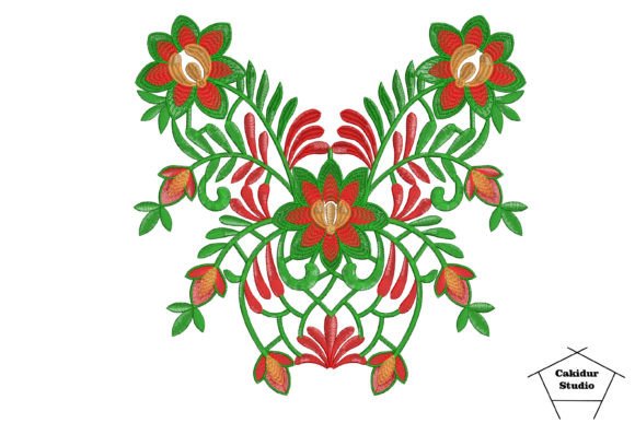 Three Flapping Flowers: A Versatile Embroidery Design for Small Shop Success